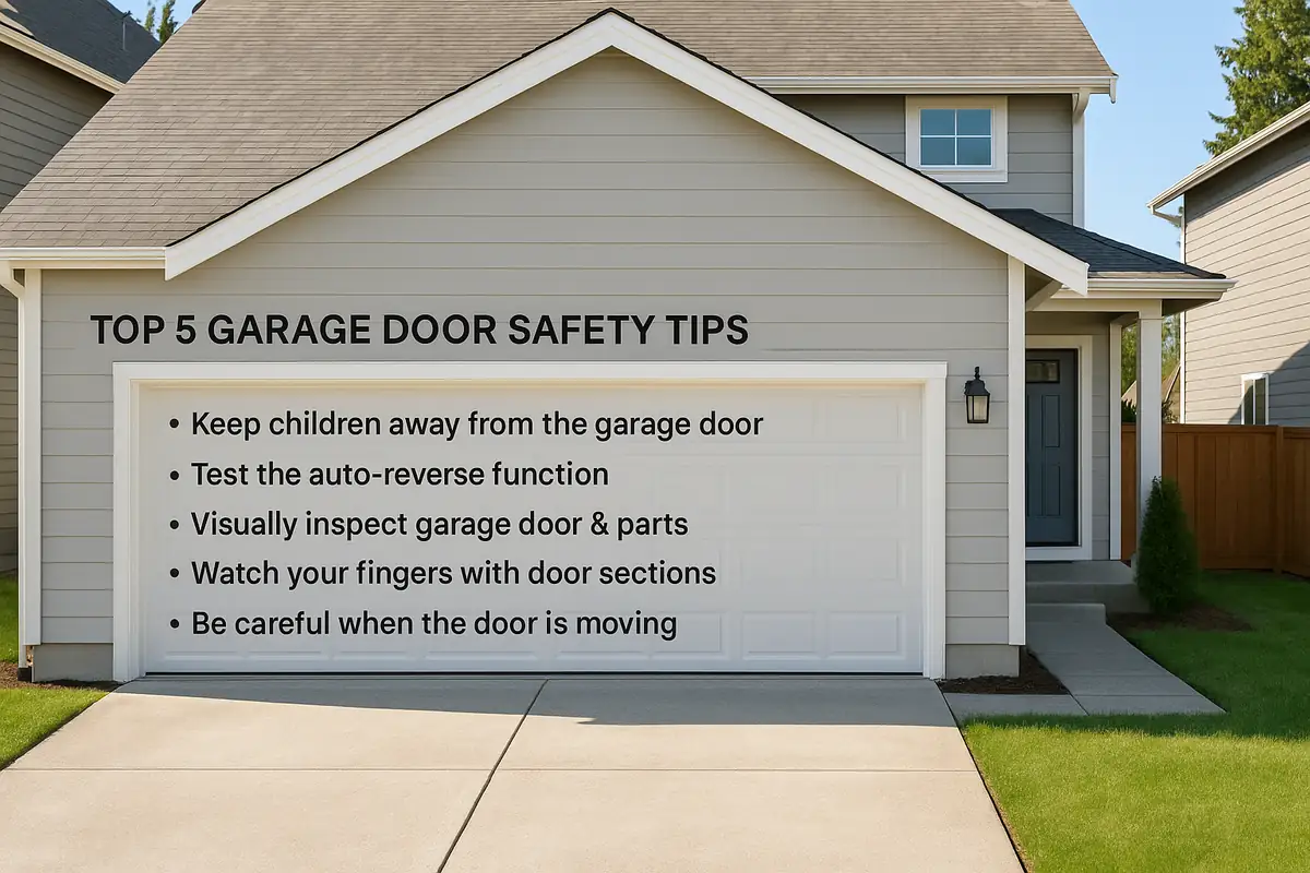 Top 5 Garage Door Safety Tips Every Homeowner Should Know - Garage Door Repair Calabasas