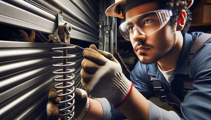 Garage Door Spring Repair — Downtown