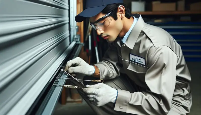 Garage Door Track Repair — Van Nuys