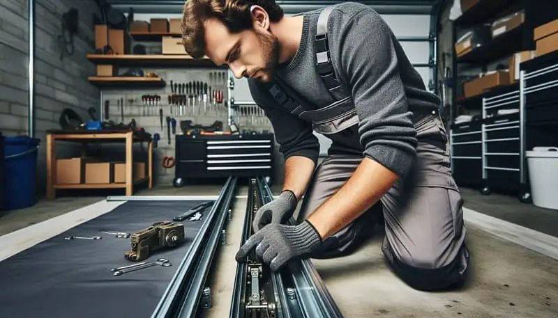 Garage Door Track Repair — North Hollywood